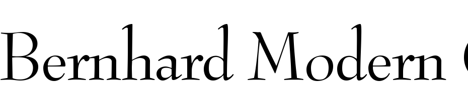 Bernhard Modern CG Roman Yazı tipi ücretsiz indir